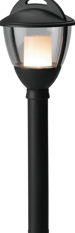 Garden Lights sokkel Laurus zwart 12 x 12 x 36,5 cm