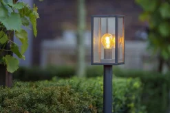 Garden Lights sokkel Limosa zwart 12 x 12 x 68 cm