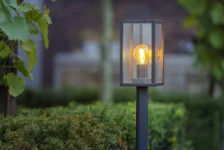 Garden Lights sokkel Limosa zwart 12 x 12 x 88 cm