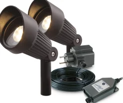 Garden Lights spot Focus set zwart 15 x 8 x 18 cm