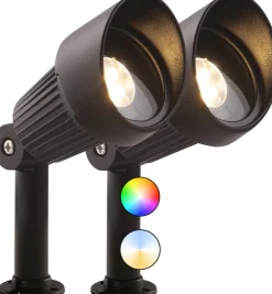 Garden Lights spot Focus smart zwart 15 x 8 x 18 cm 2 stuks