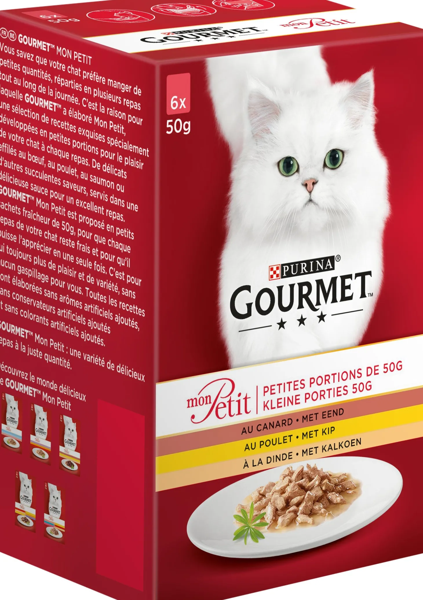 Gourmet Mon Petit 6-pack Gevogelte 50 g