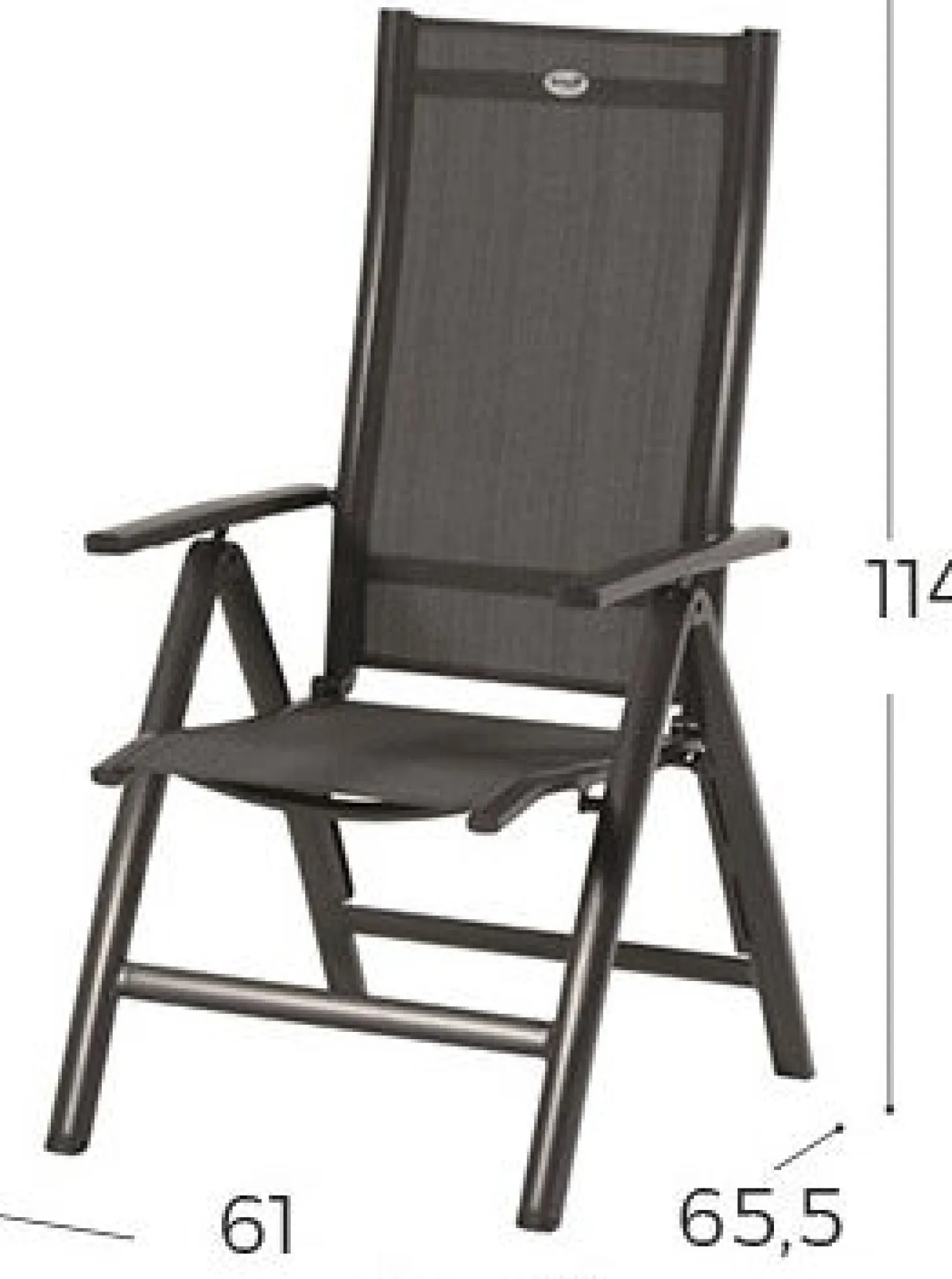 Hartman standenstoel Troy antraciet