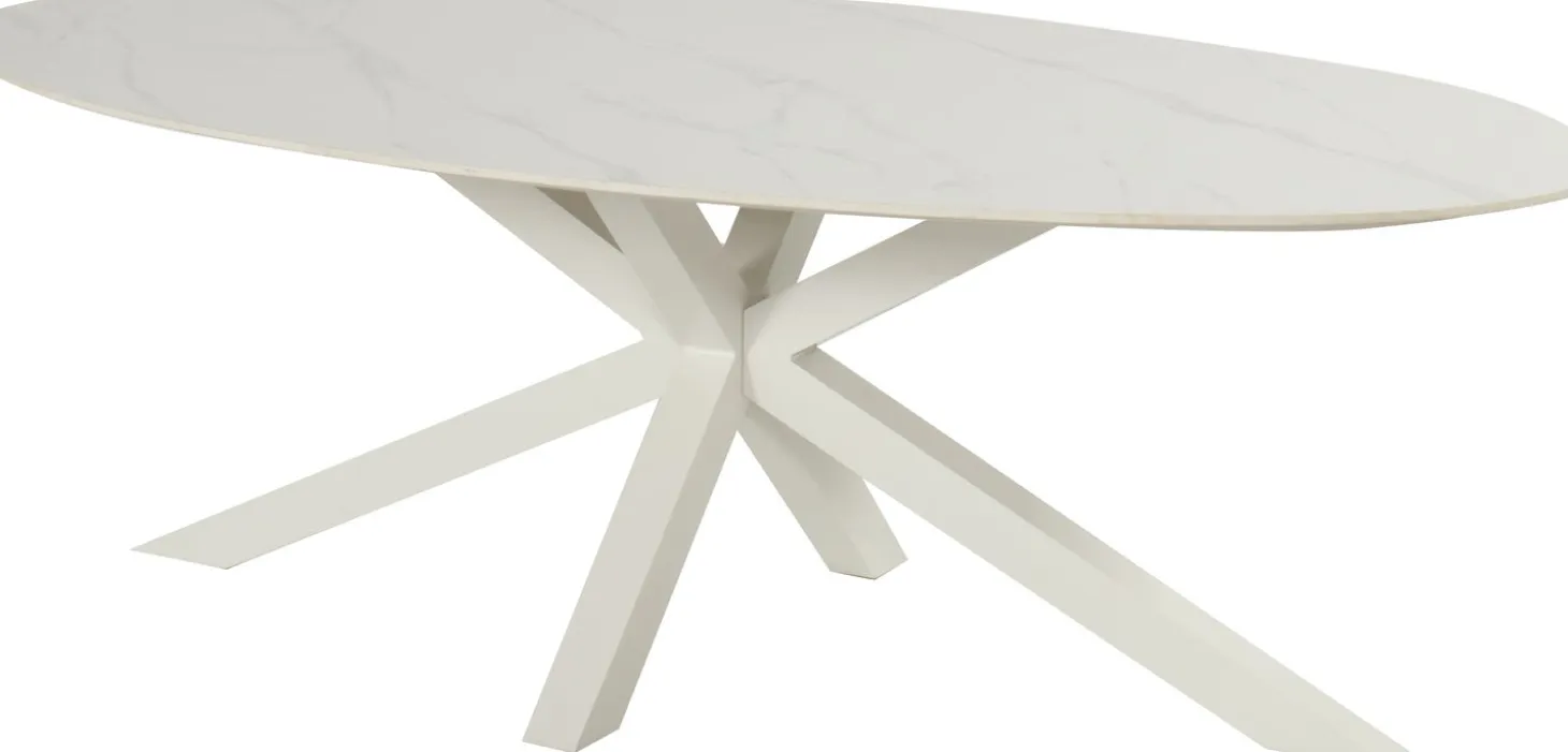 Hartman 6-zits diningset Xander met Alice wit