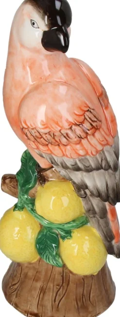 HD Collection beeld Isla oranje / bruin / grijs 11,5 x 13,5 x 34 cm