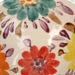 HD Collection decoratieschaal Fleur multi D 22,5 H 8,5 cm