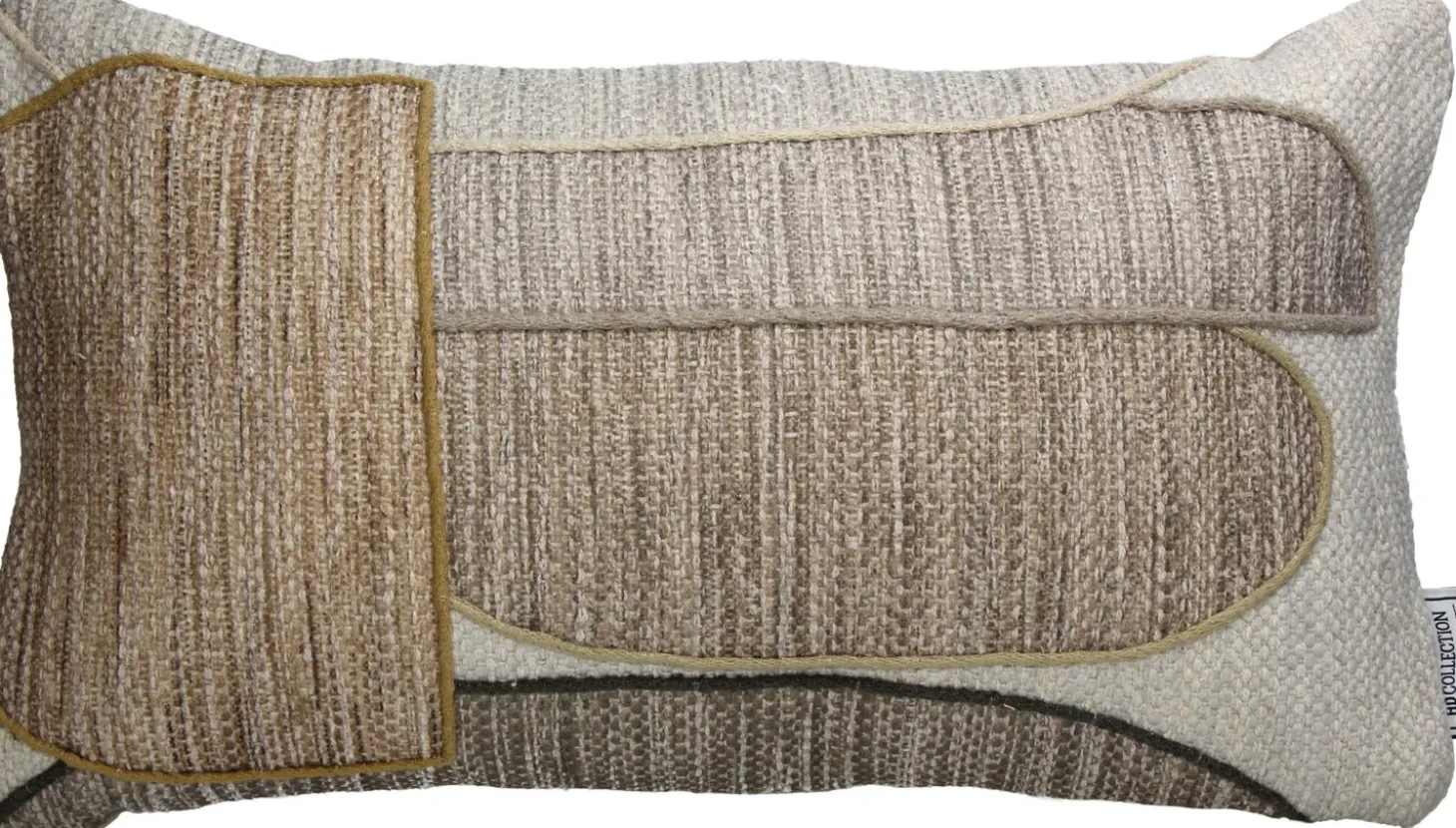 HD Collection sierkussen Poly taupe 50 x 30 cm