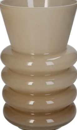 HD Collection vaas Disk beige D 13 H 21 cm