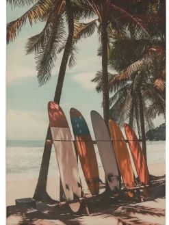 HD Collection wanddoek surfplank Mirthe multi 105 x 136 cm