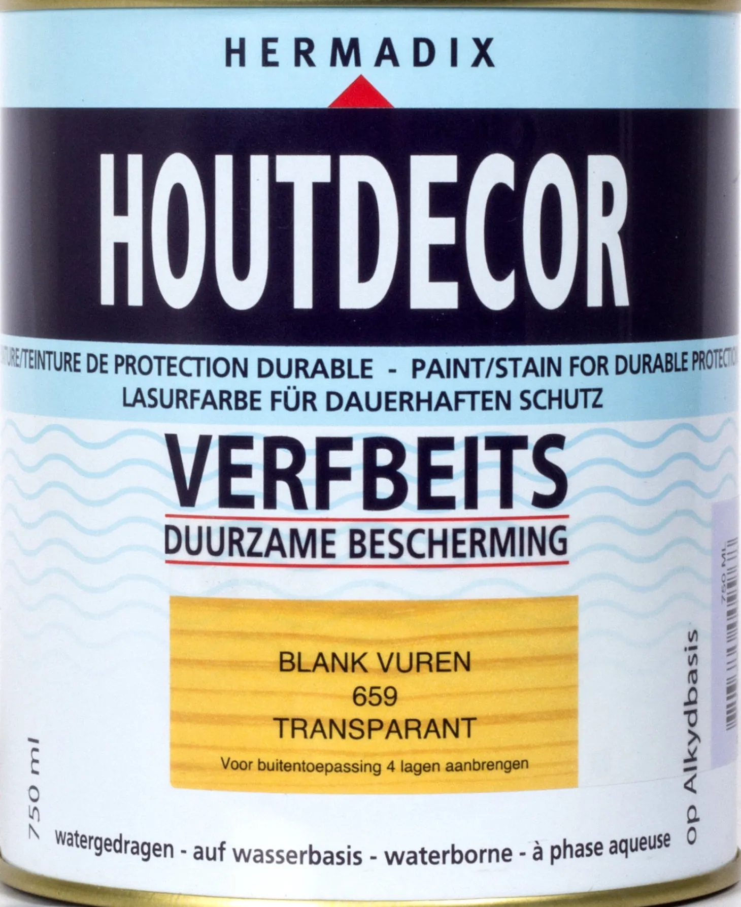 Hermadix Houtdecor blank vuren 750 ml
