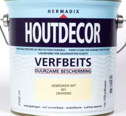 Hermadix Houtdecor gebroken wit 2,5 l