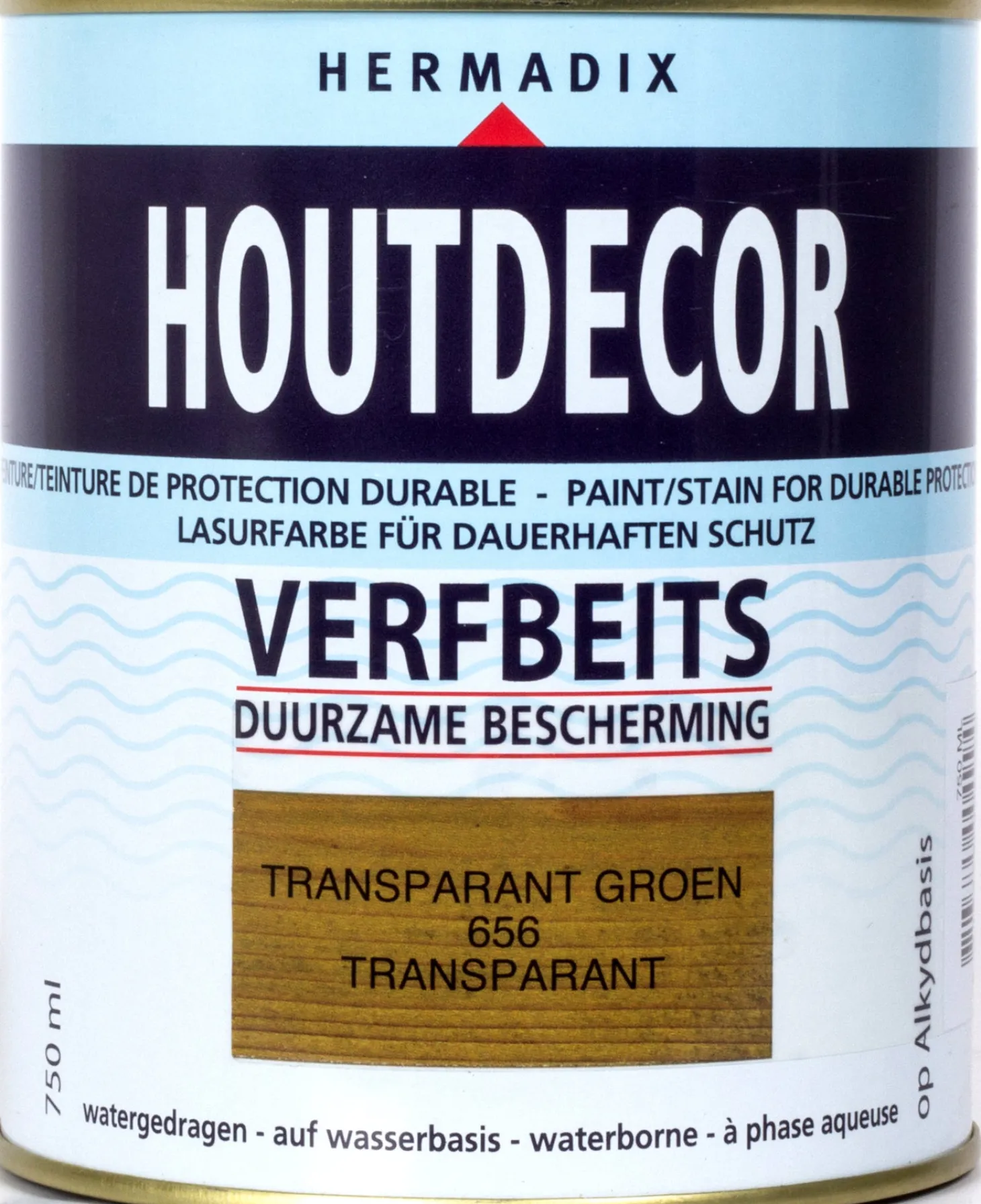 Hermadix Houtdecor transparant groen 750 ml