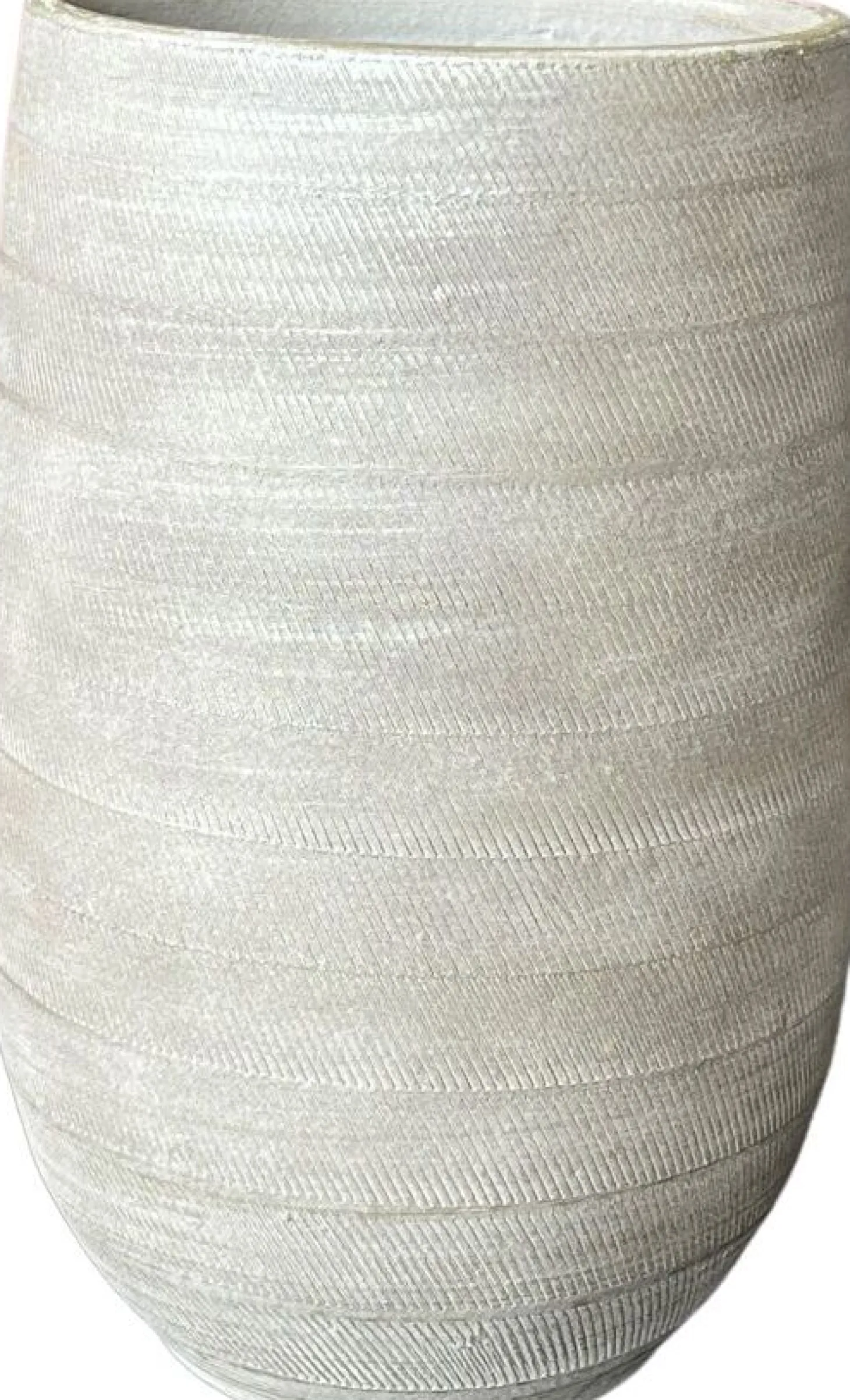 HS bloempot Nagano crème D 28 H 60 cm