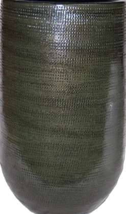 HS vaas Tokio groen D 22 H 40 cm