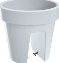 Intratuin balkonbak Railing wit D 24,5 H 22,5 cm