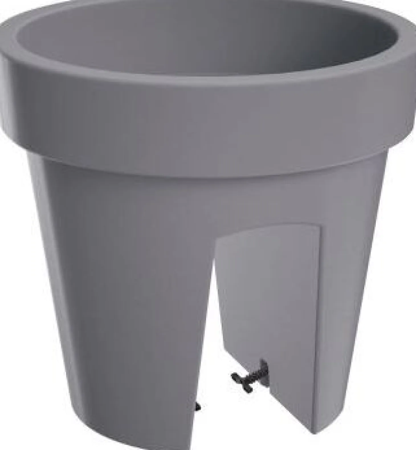 Intratuin balkonbak Railing grijs D 24,5 H 22,5 cm