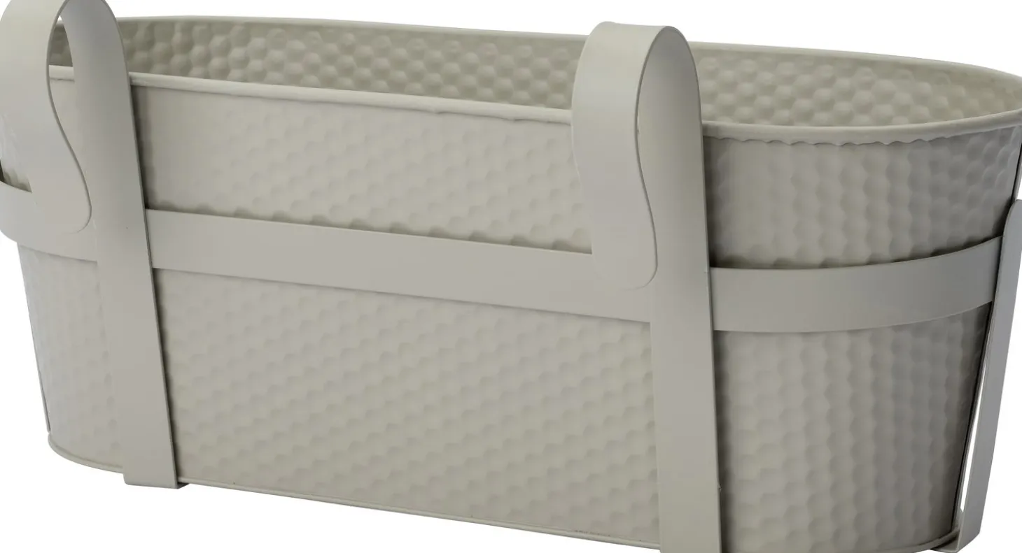 Intratuin balkonbak Semi beige 37 x 26 x 21 cm