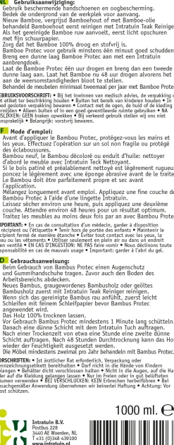 Intratuin bamboe Protec 1000 ml