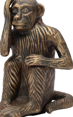 Intratuin beeld aap Jip goud 13 x 9,5 x 16 cm
