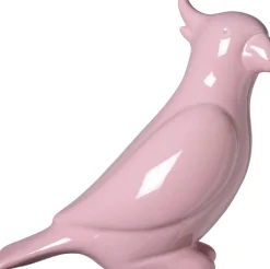 Intratuin beeld Birdie kaketoe roze 24 x 11 x 23 cm