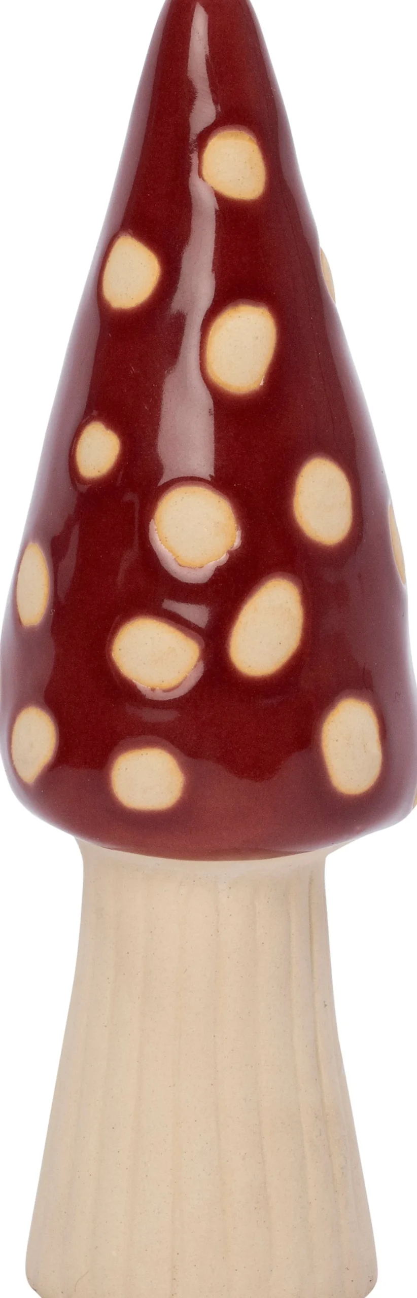 Intratuin beeld Olatra rood / crème D 4,3 H 13,5 cm