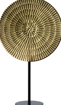 Intratuin beeld op voet Kes goud 20,5 x 14,5 x 40 cm