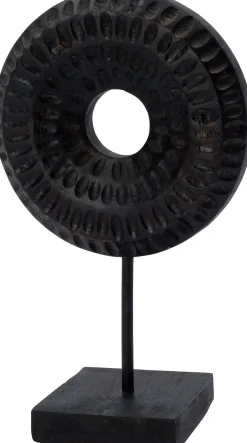 Intratuin beeld op voet Tooske zwart 18 x 7,5 x 29,5 cm