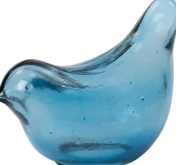 Intratuin beeld vogel blauw 13 x 7 x 7,5 cm