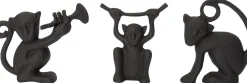 Intratuin beeld Xavi aap zwart 12 x 4 x 9,5 cm