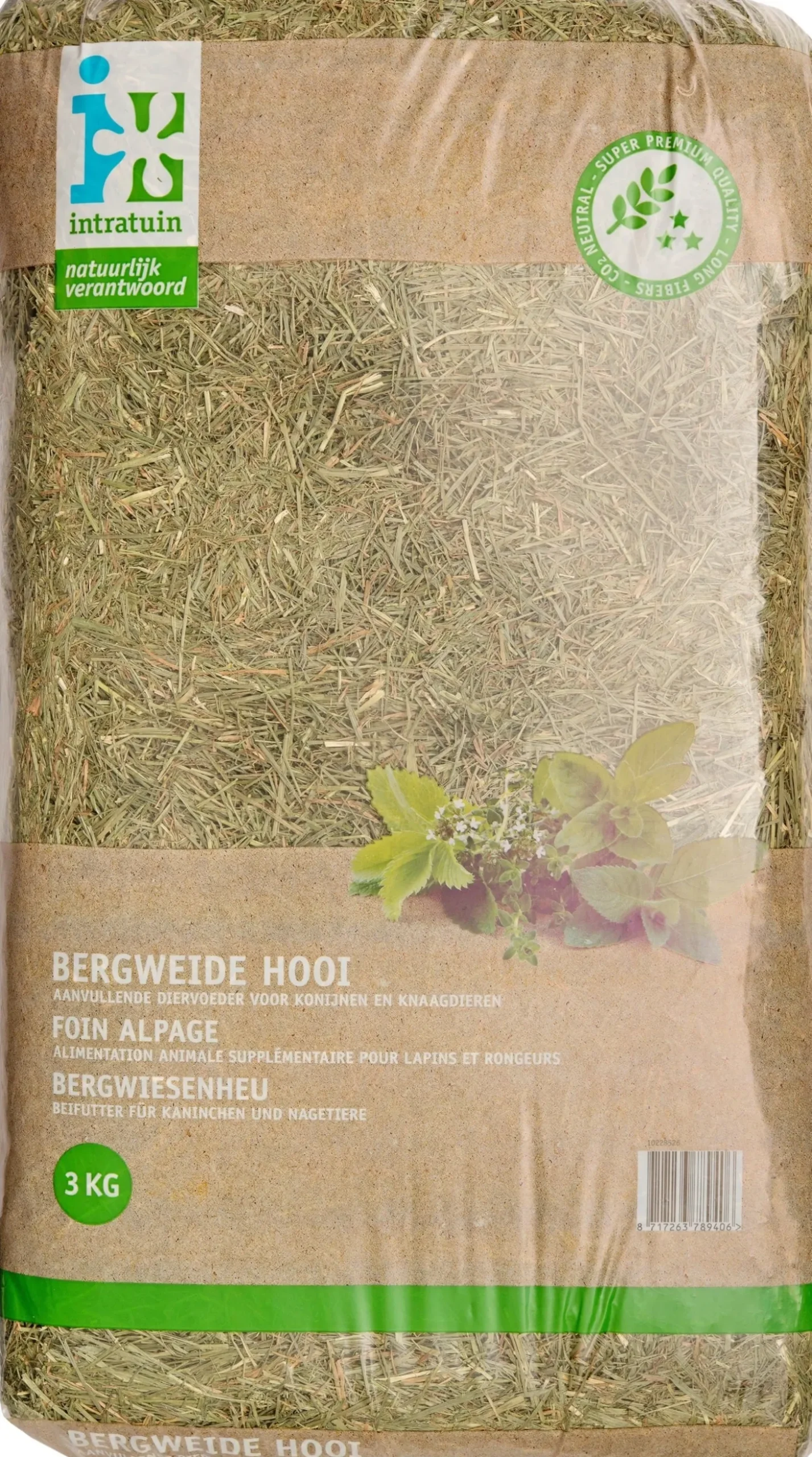 Intratuin bergweide hooi 3 kg