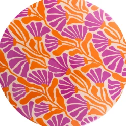 Intratuin bijzettafel Brooklyn oranje / paars D 40 H 38 cm
