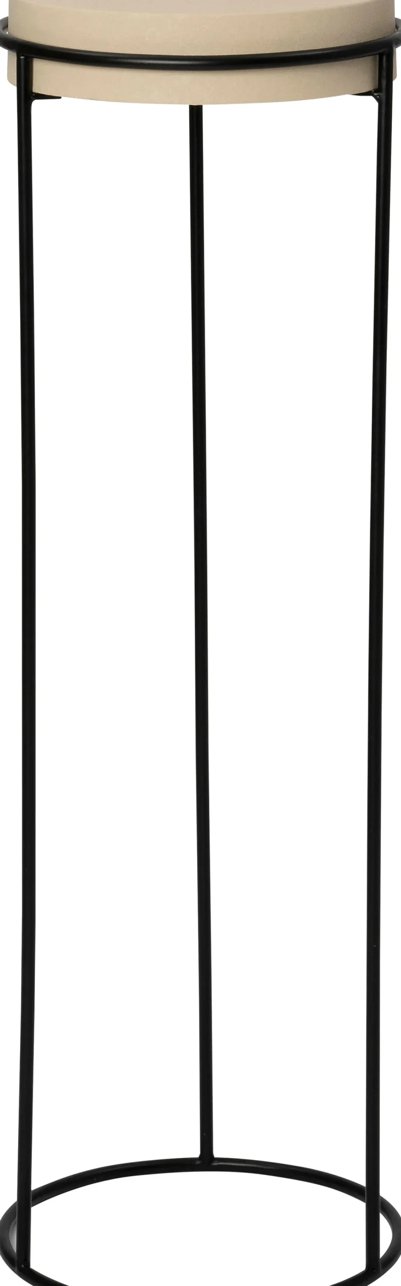 Intratuin bijzettafel Bruno beige D 27 H 85 cm