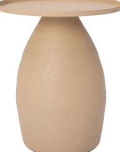 Intratuin bijzettafel Fila beige D 41 H 48 cm