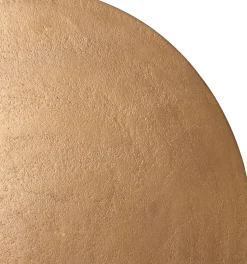 Intratuin bijzettafel Shinchu goud / zwart D 40 H 40 cm
