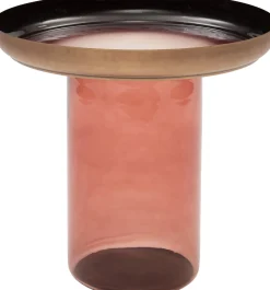 Intratuin bijzettafel Steffo paars D 50 H 50 cm