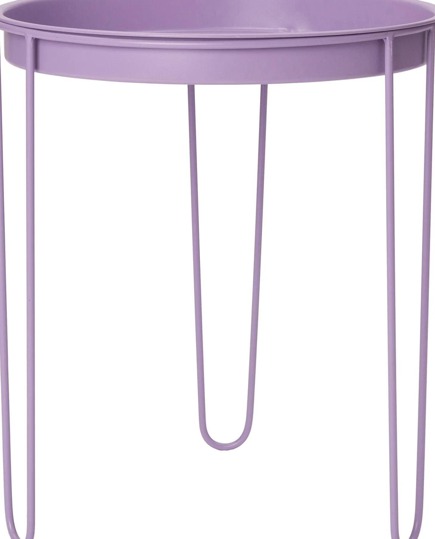 Intratuin bijzettafel Tray paars D 32 H 34 cm