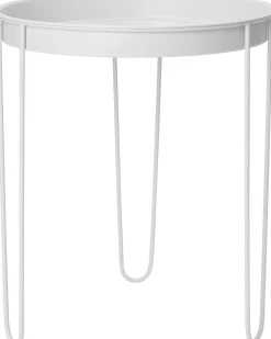 Intratuin bijzettafel Tray wit D 39,5 H 44,5 cm