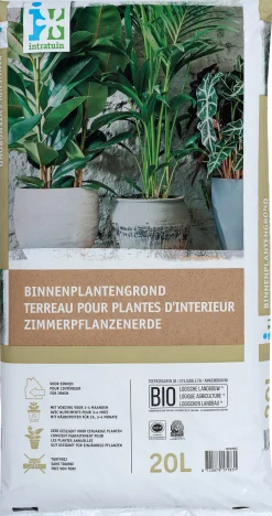 Intratuin binnenplantengrond turfvrij Bio 10 L