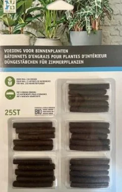 Intratuin binneplanten voedingsstaafjes Bio 25 st