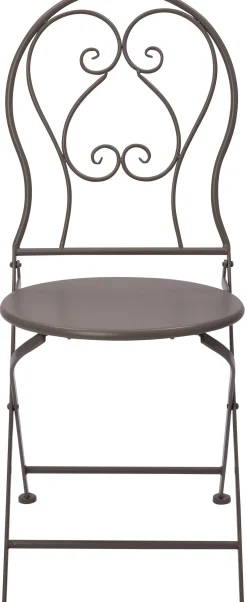 Intratuin bistrostoel Jules grijs 38 x 49 x 90 cm