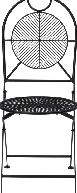 Intratuin bistrostoel Tjibbe zwart 40 x 40 x 96 cm