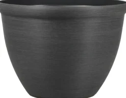 Intratuin bloempot Abel antraciet D 29,8 H 25 cm