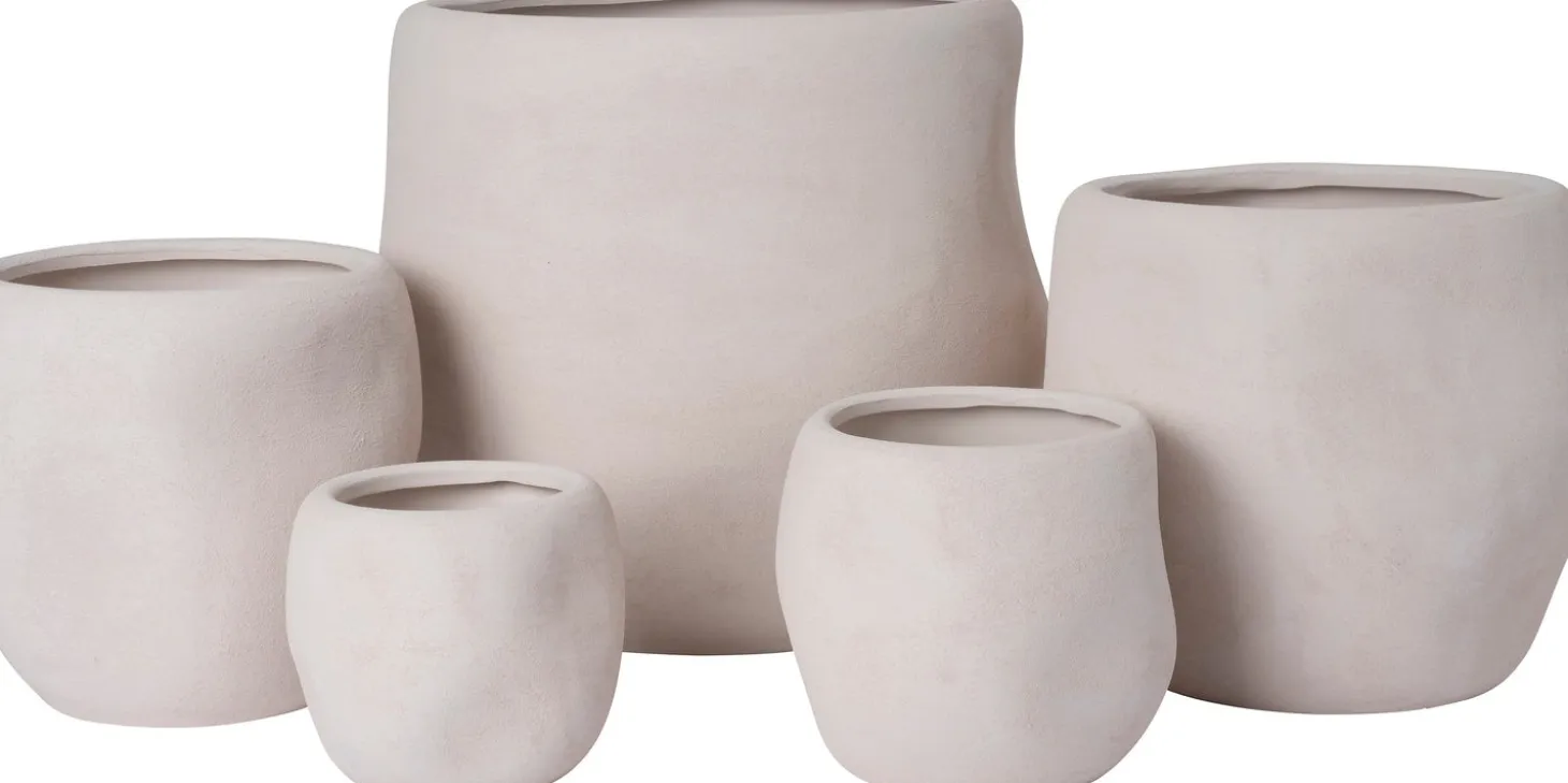 Intratuin bloempot Alta wit D 16 H 15 cm