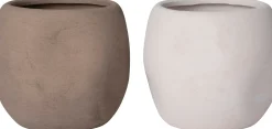 Intratuin bloempot Alta wit D 16 H 15 cm
