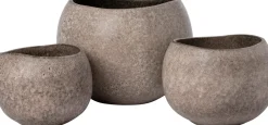 Intratuin bloempot Eilat bruin D 25 H 19 cm