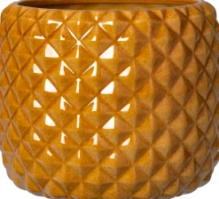 Intratuin bloempot Ellis geel D 24 H 23 cm