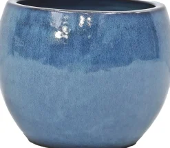Intratuin bloempot Fins blauw D 21 H 17 cm