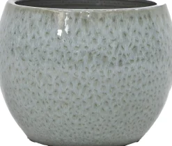 Intratuin bloempot Fins grijs D 21 H 17 cm