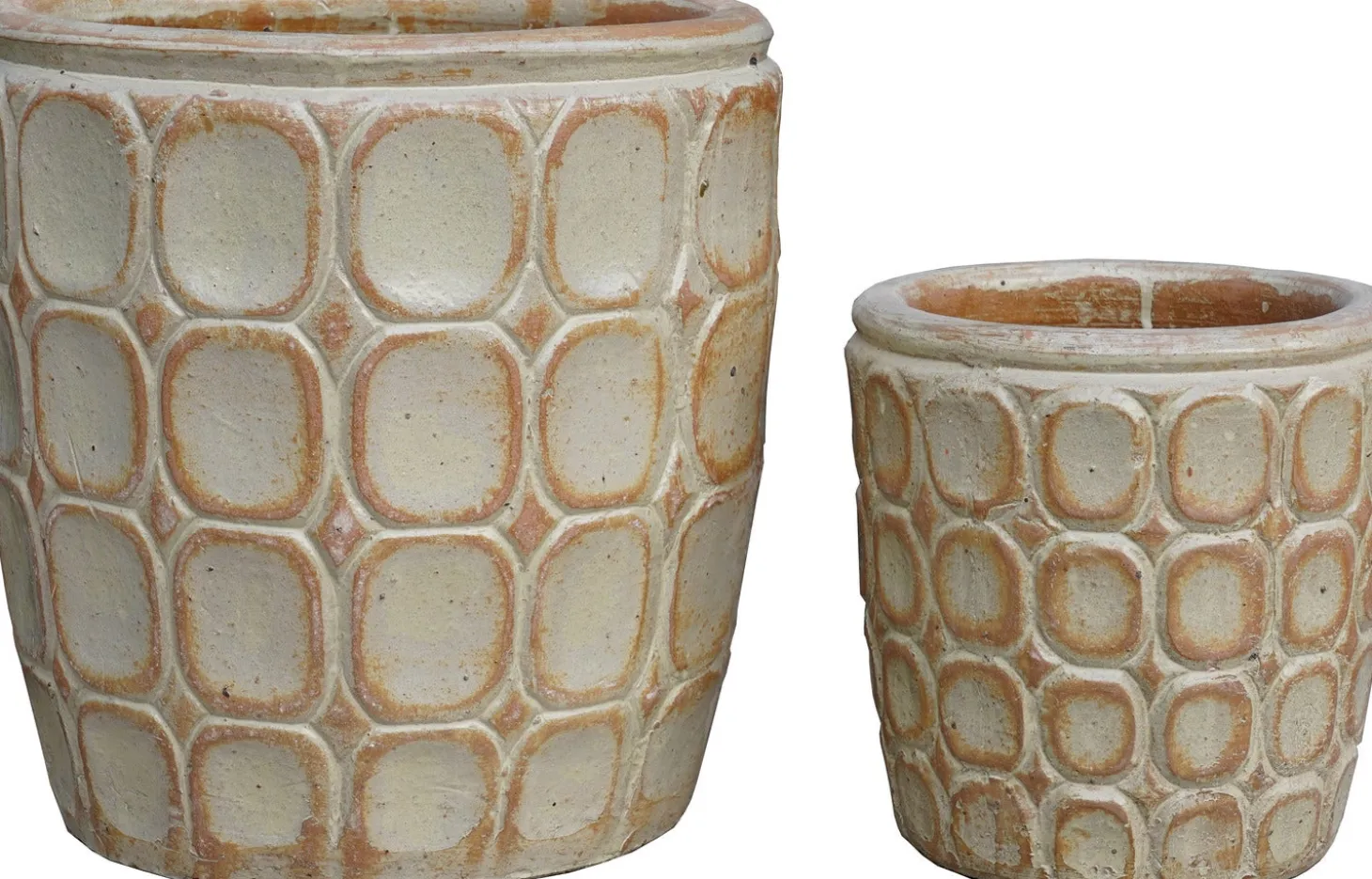 Intratuin bloempot Gabriel beige D 25 H 25 cm