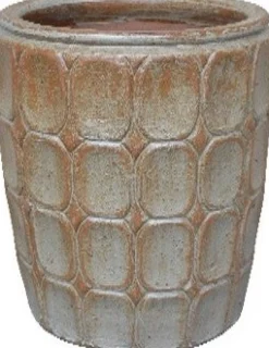Intratuin bloempot Gabriel beige D 25 H 25 cm